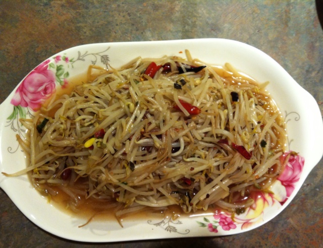 炝炒绿豆芽