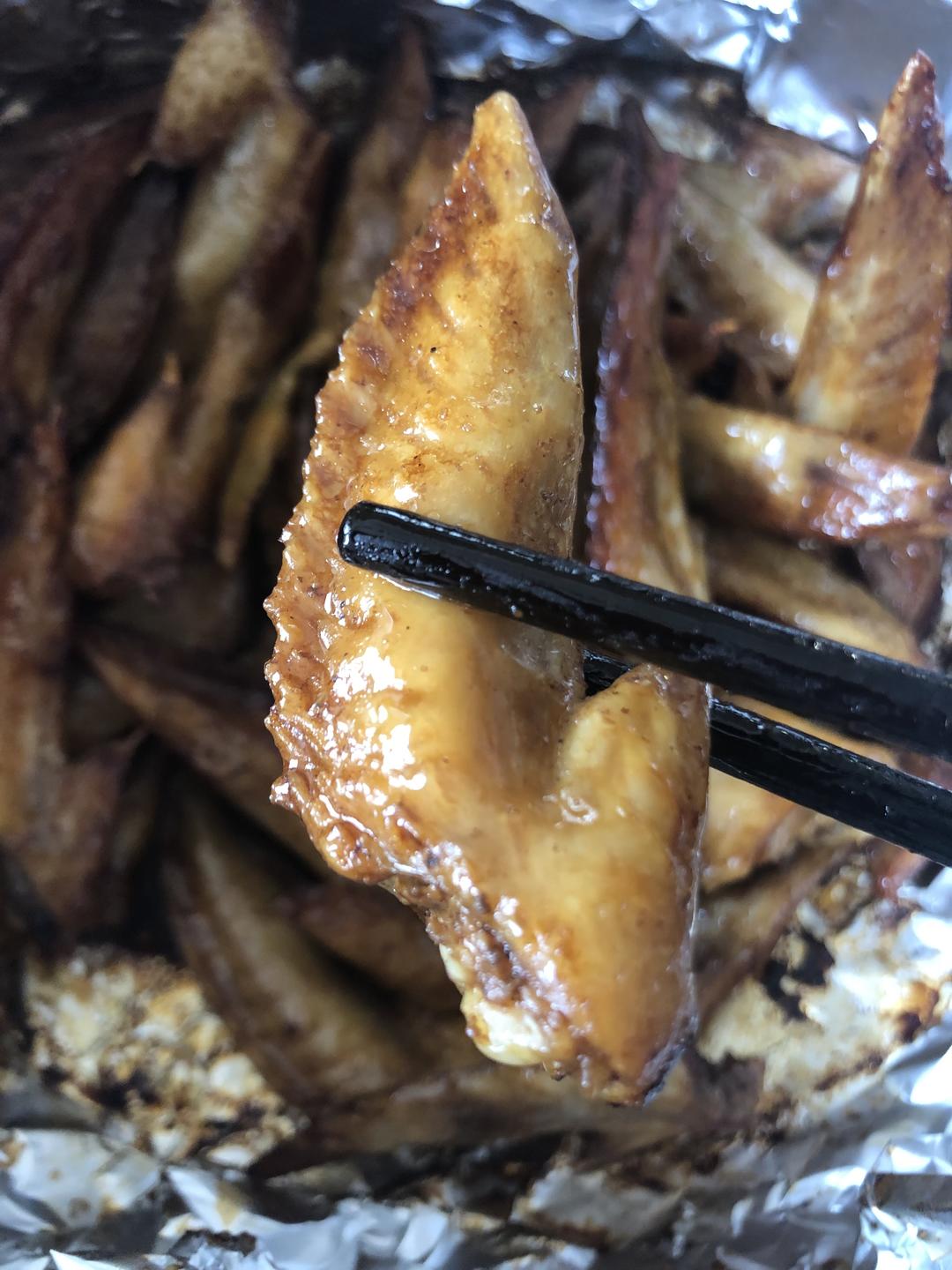 不用一滴油的快手15分钟烤翅尖/鸡翅-可当早餐午餐下午茶晚餐