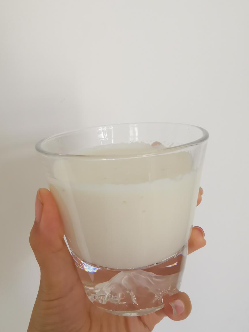 夏日饮品 桂花雪梨牛奶