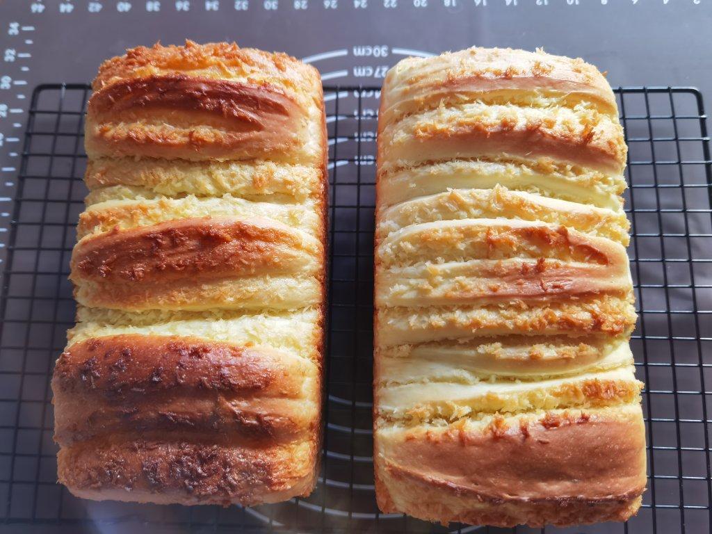 70%中种椰蓉吐司【附椰蓉馅制作方法】