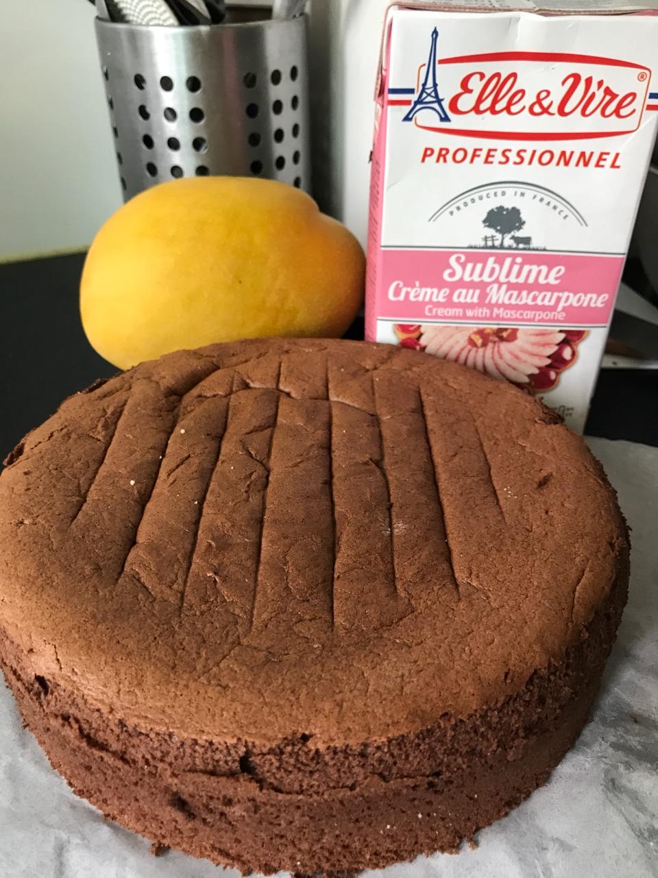 巧克力戚风蛋糕