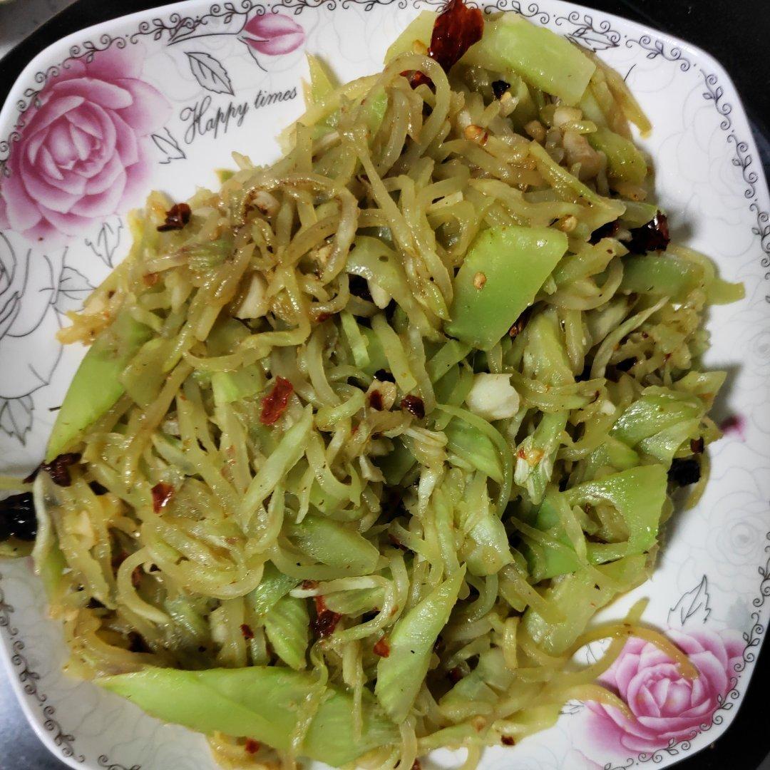 清炒莴笋丝