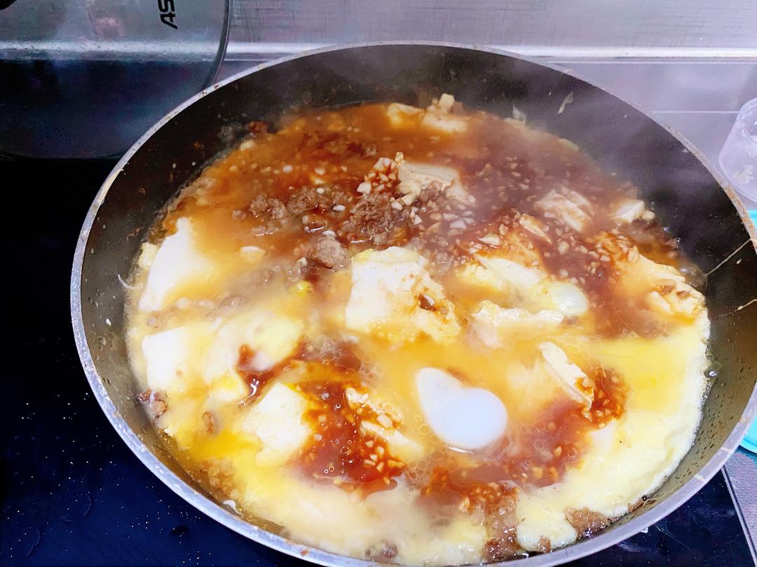 韩式肉沫鸡蛋豆腐的做法
