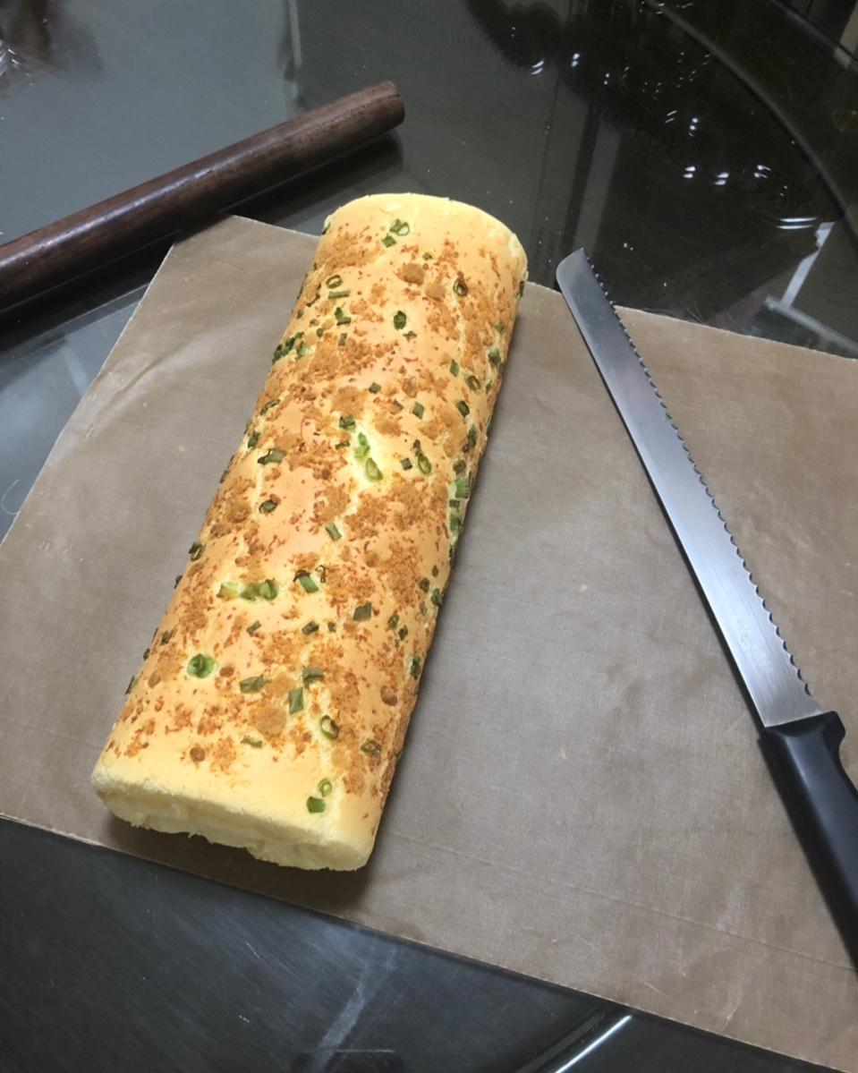 香葱肉松卷 蛋糕卷-无敌美味