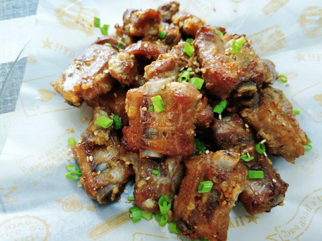 蒜香吮指烤肋排 | 外焦里嫩，骨肉分离（北鼎烤箱版）