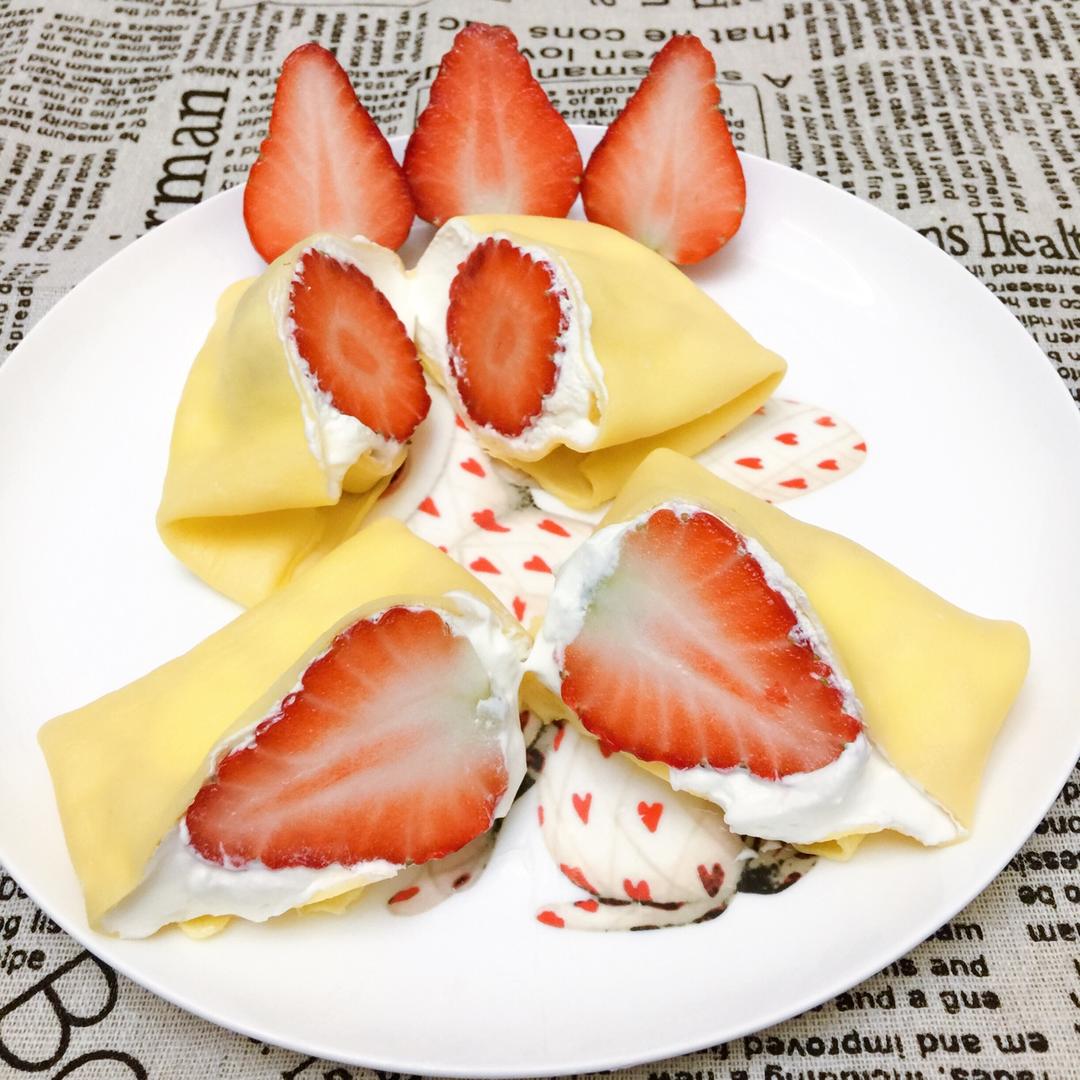 草莓班戟