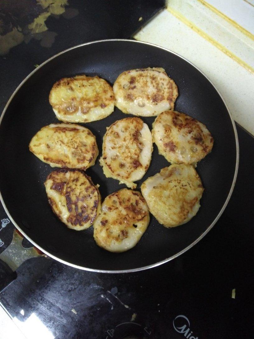 香炸夹肉藕饼