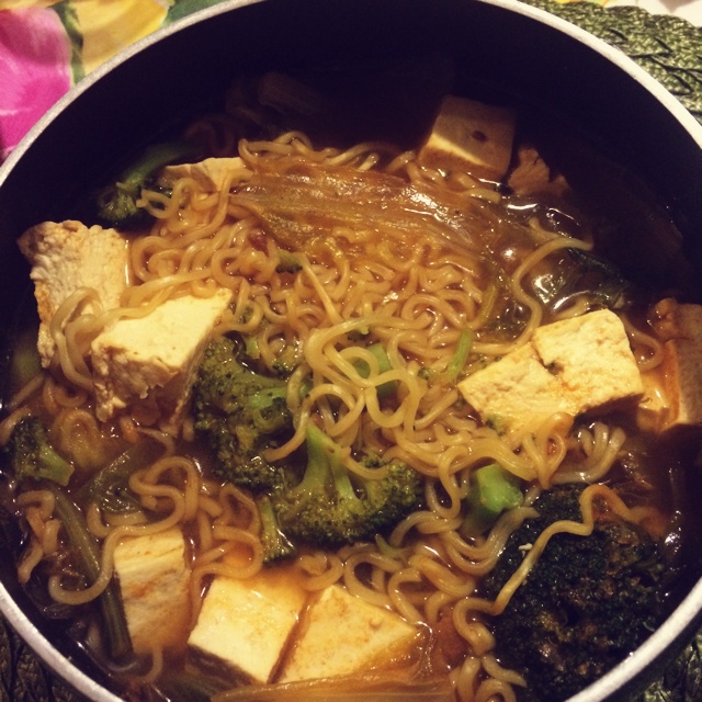 韩式肥牛火锅面