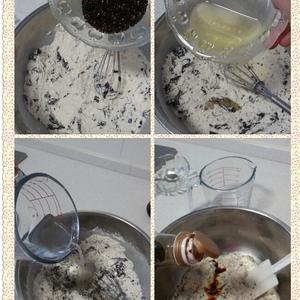 海苔黑芝麻虾味薄脆的做法 步骤6