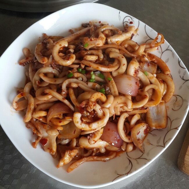 老干妈辣炒鱿鱼须