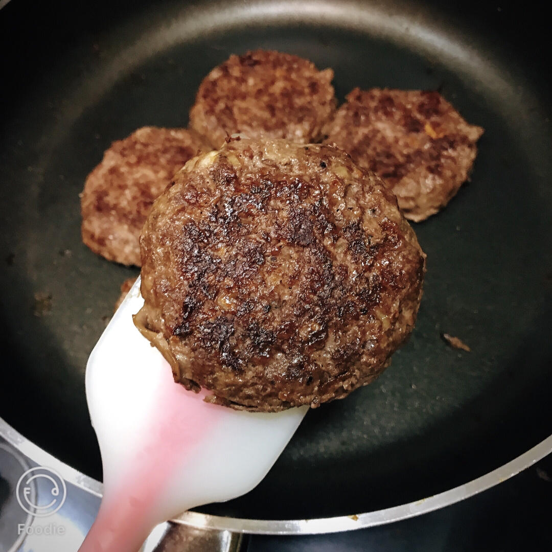 超详细汉堡牛肉饼｜附自制汉堡搭配#Healthymeals#减脂必撸16