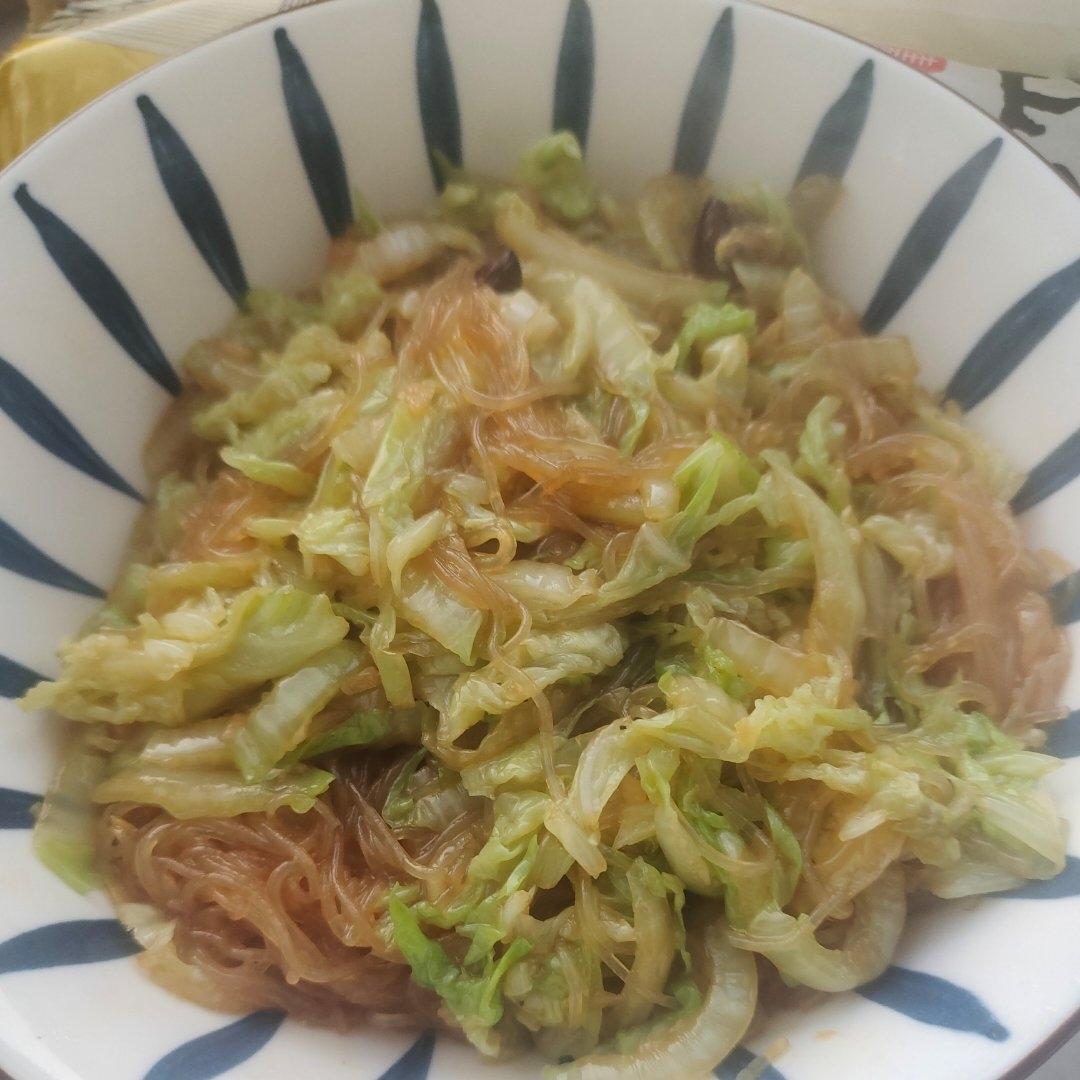大白菜炒粉丝