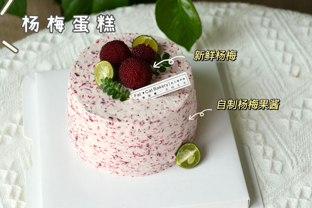 杨梅蛋糕（4寸、6寸食谱）
