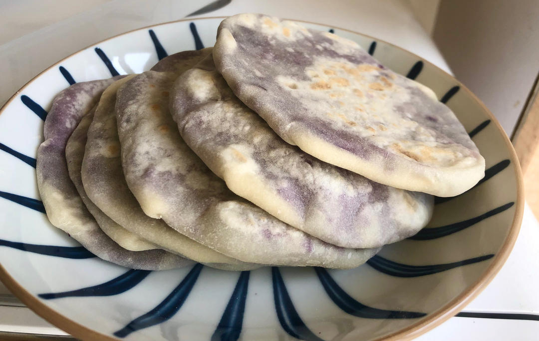 紫薯饼(无糖无油)