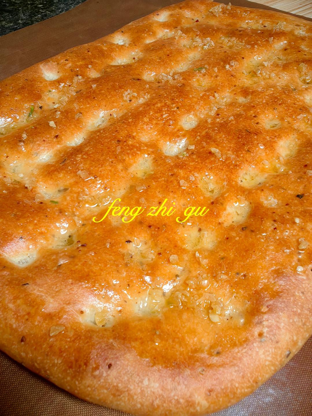 全麦芝麻发面大饼