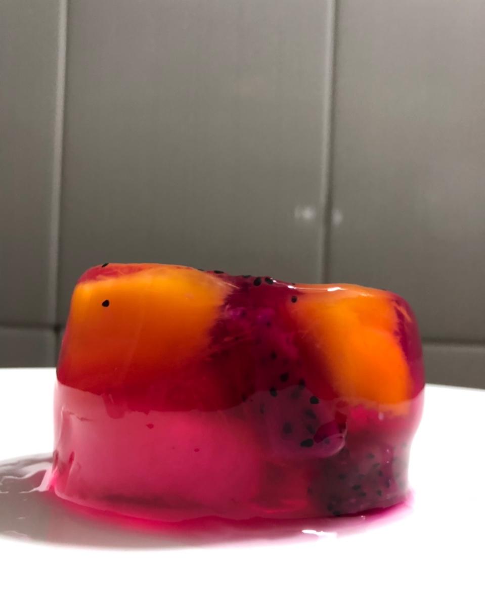 凉粉樱花果冻