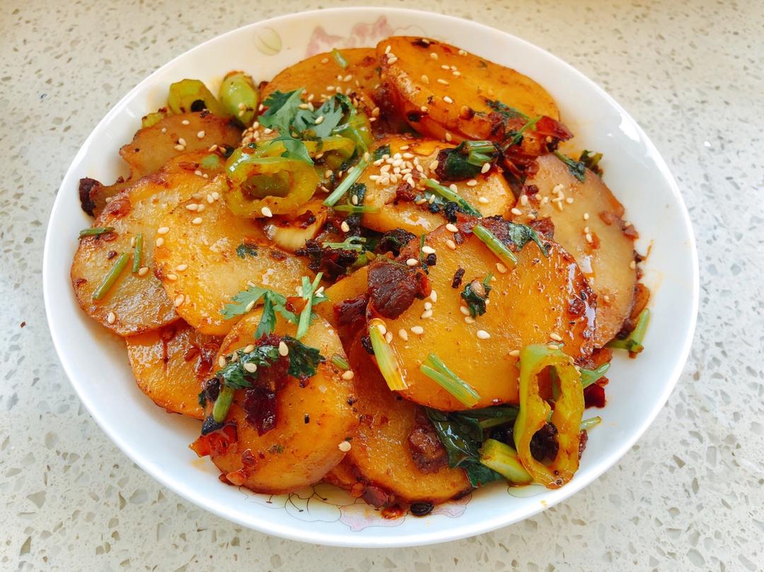 干锅土豆片