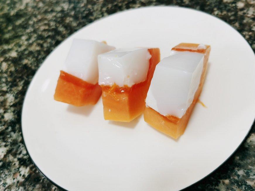 木瓜椰奶冻