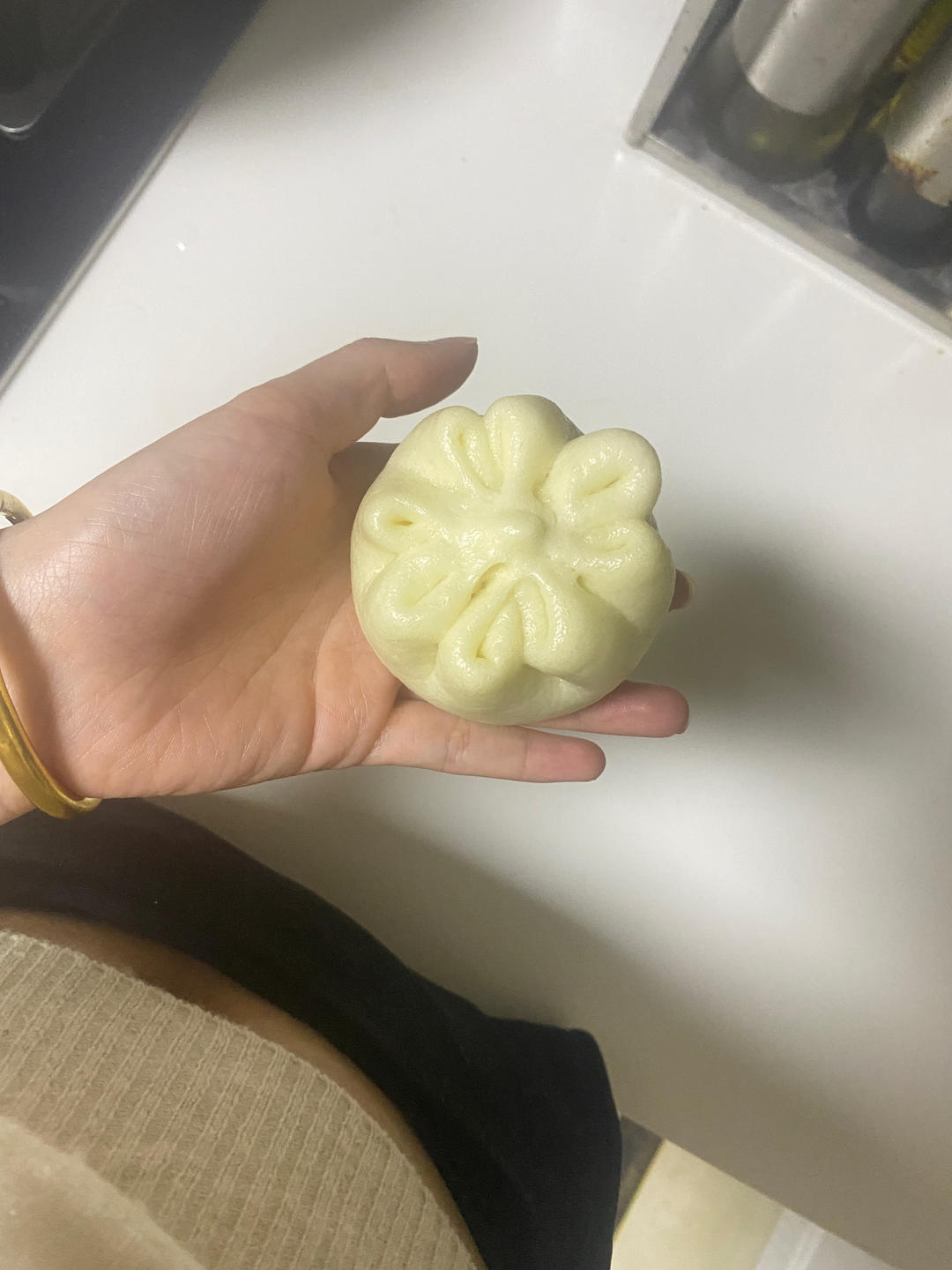 花形包子做法视频（咖喱肉包）