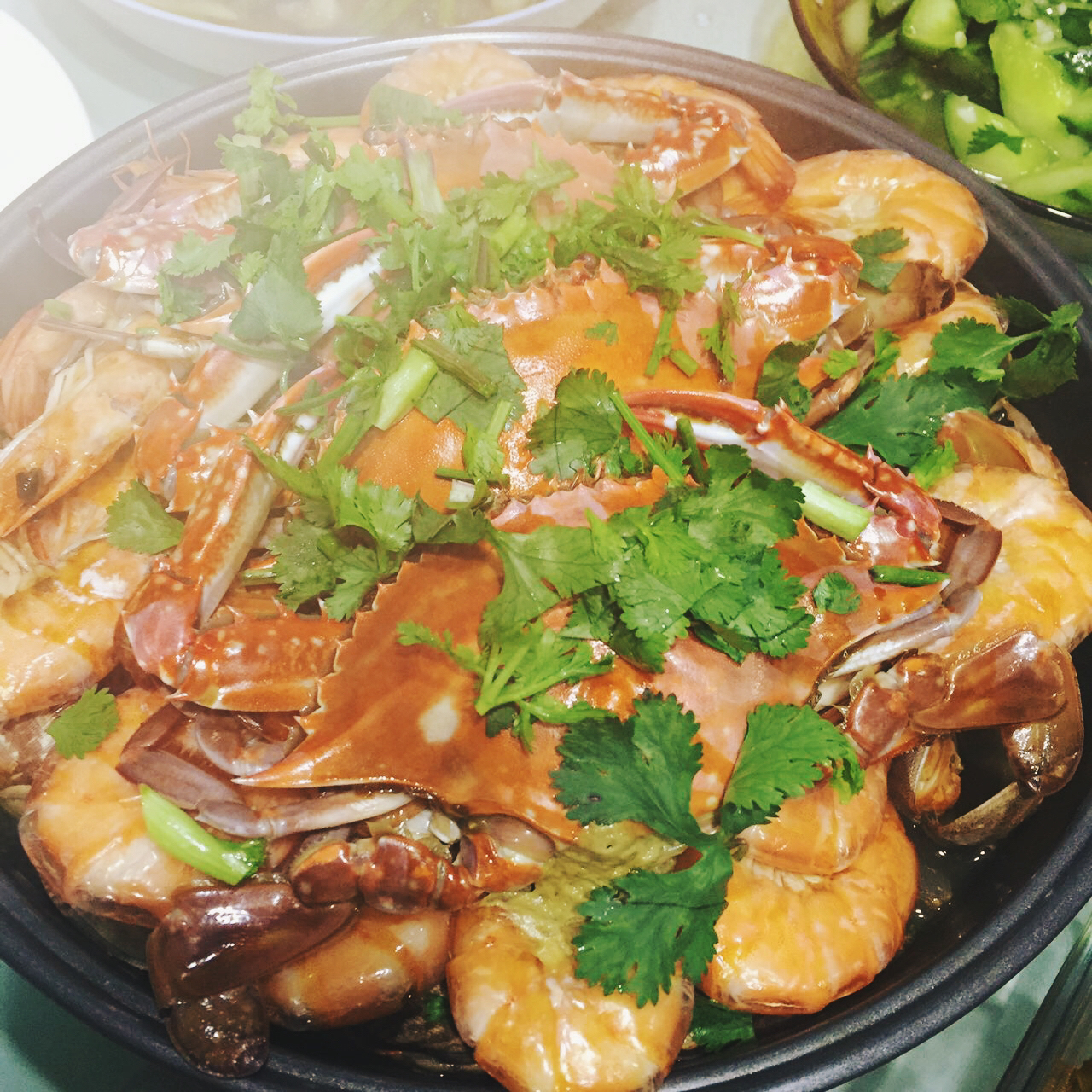 生焗海鲜大杂烩