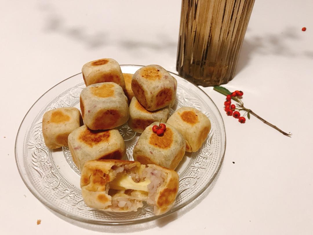 【爆浆紫薯仙豆糕】