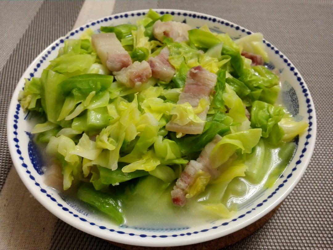 咸肉手撕包菜