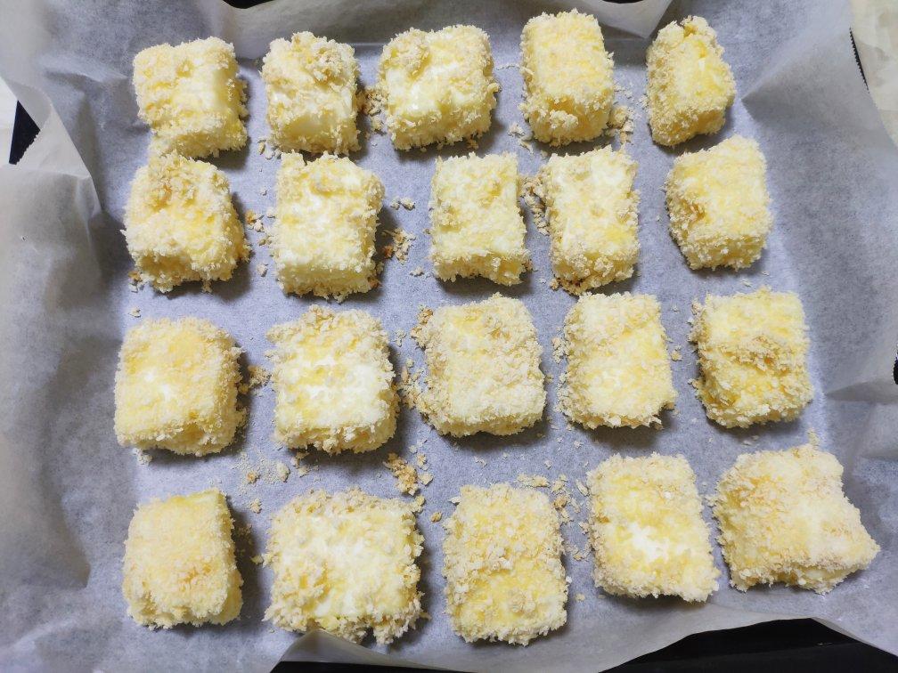 椰蓉牛奶小方(仅需4样原料)+炸(烤)鲜奶