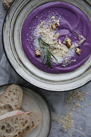 椰浆紫薯奶昔--Vitamix版的做法 步骤5