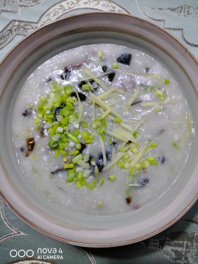 皮蛋瘦肉粥 Pidan & Pork Rice Soup