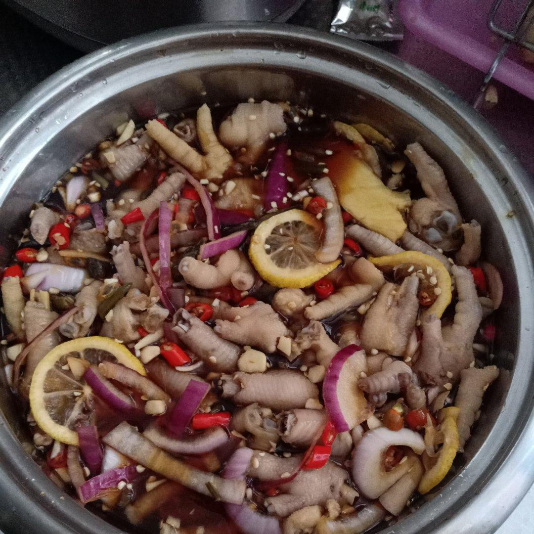 🍋柠檬百香果🌶️酸辣网红鸡爪