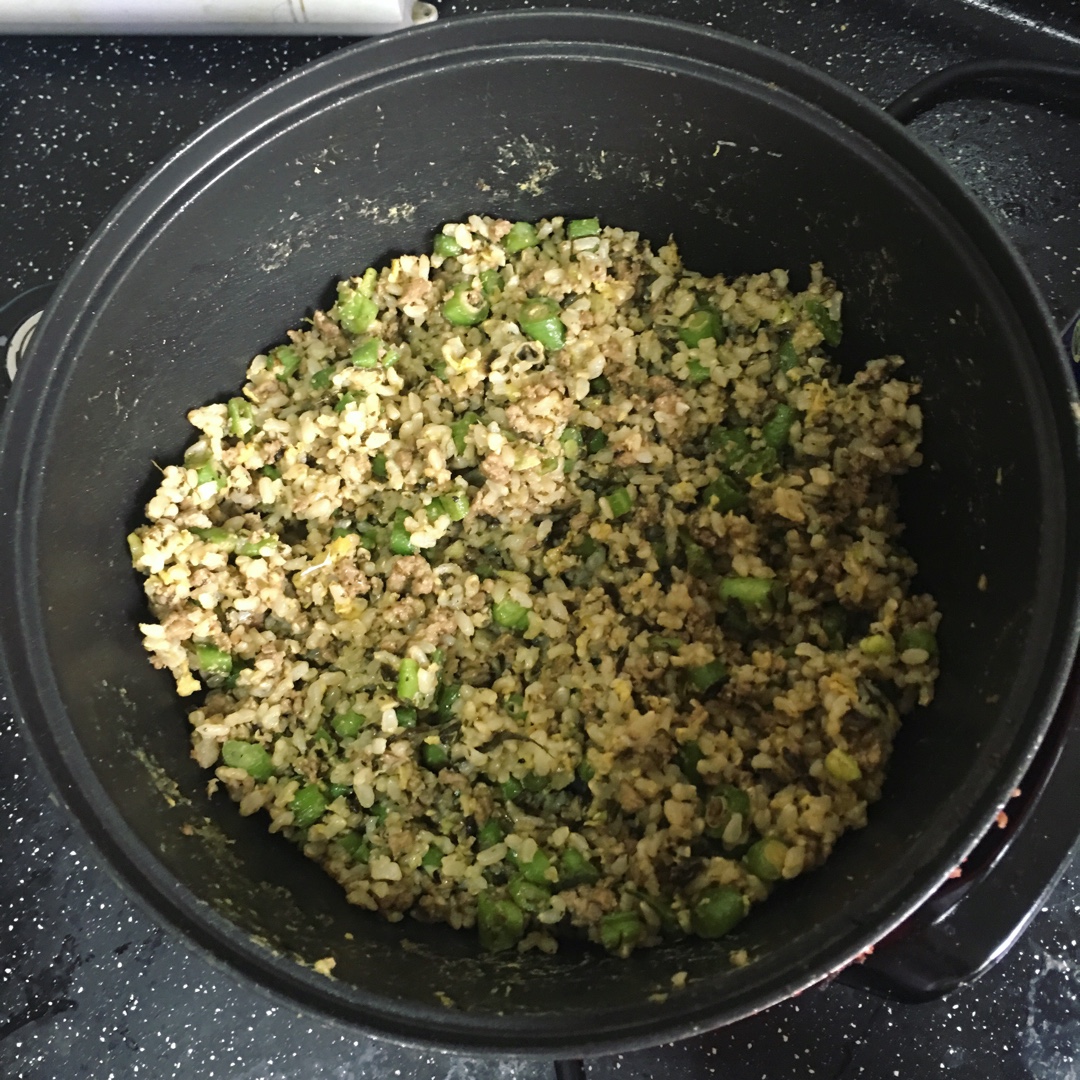肉末橄榄菜炒饭