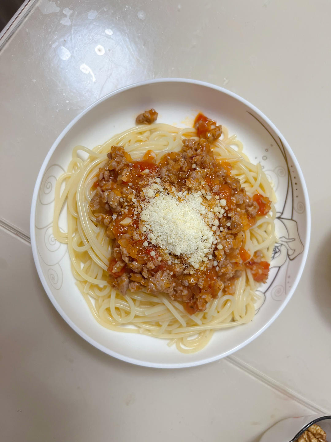 （完胜必胜客的）番茄肉酱意大利面～