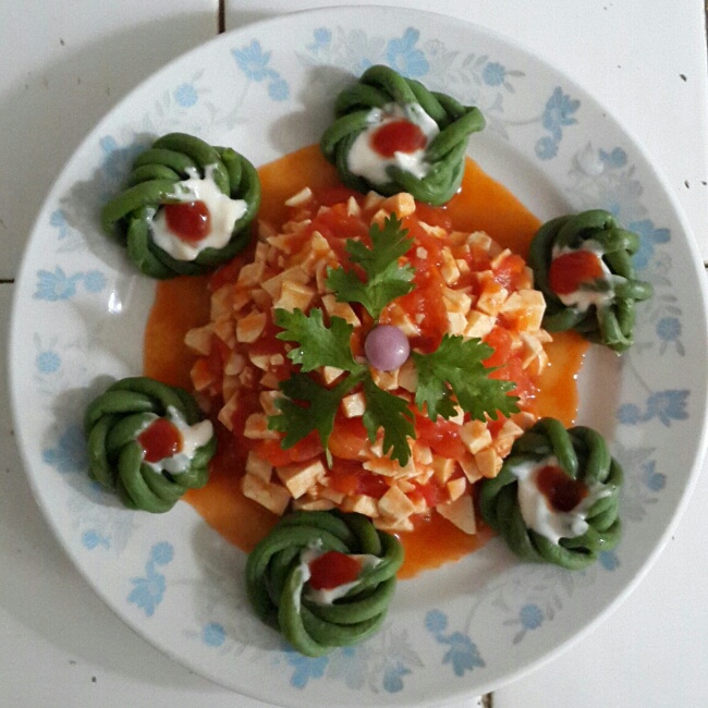 番茄豆腐