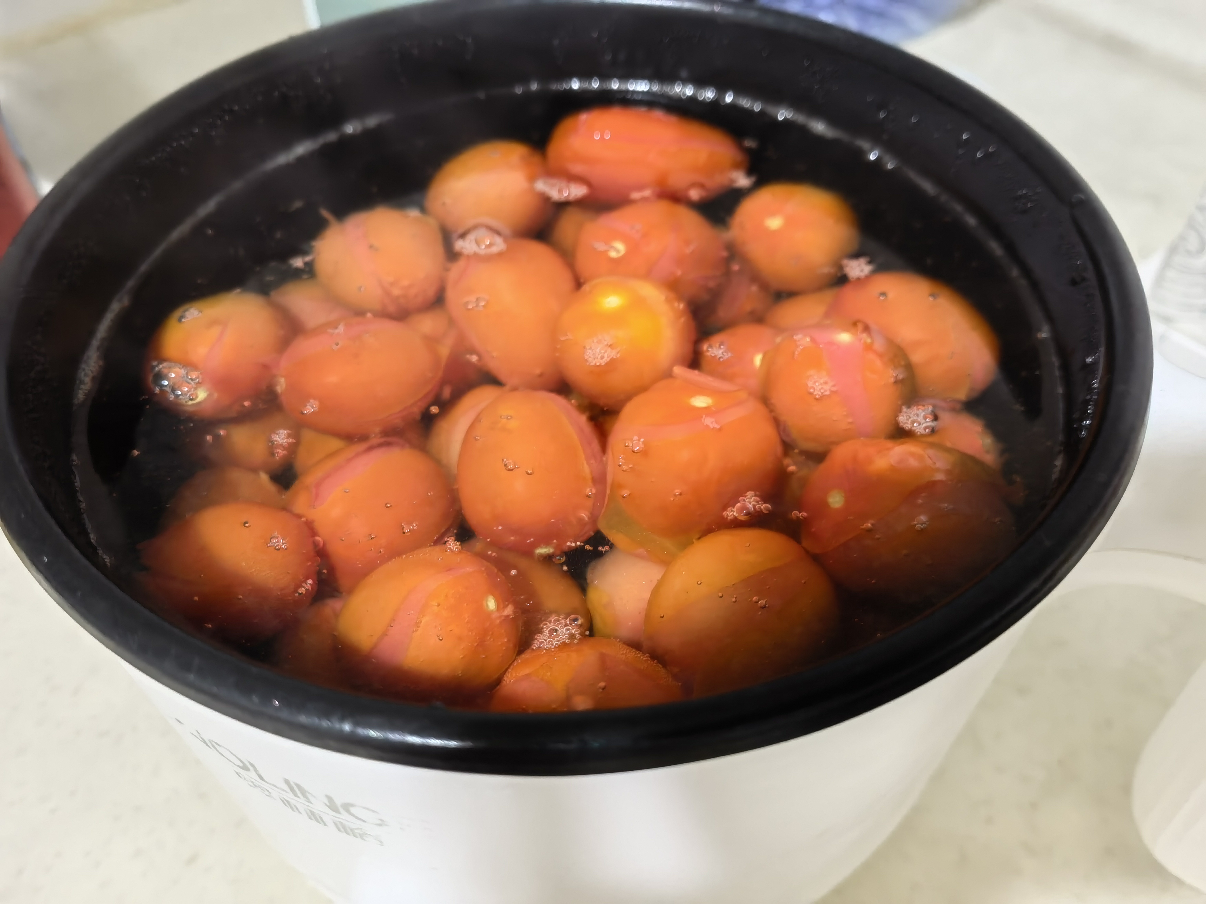 10分钟小甜品—酸酸甜甜梅渍小番茄的做法 步骤4