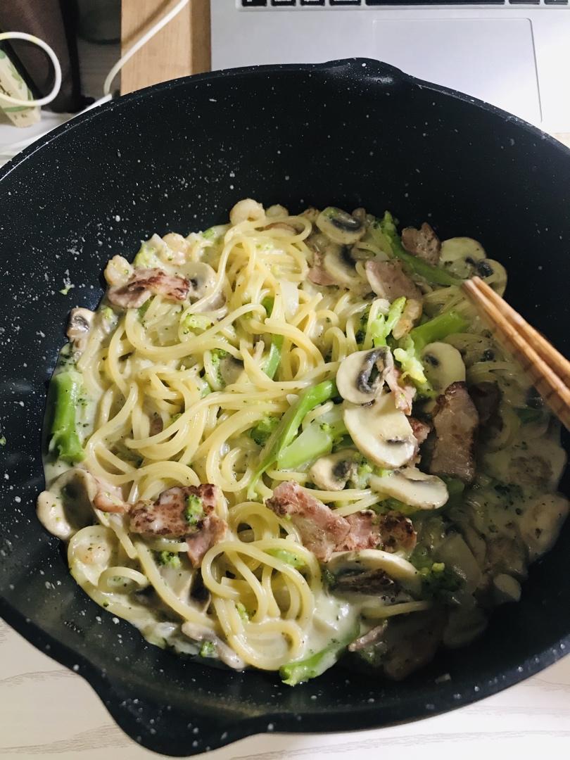奶油培根意大利面 - Creamy Beacon Linguine