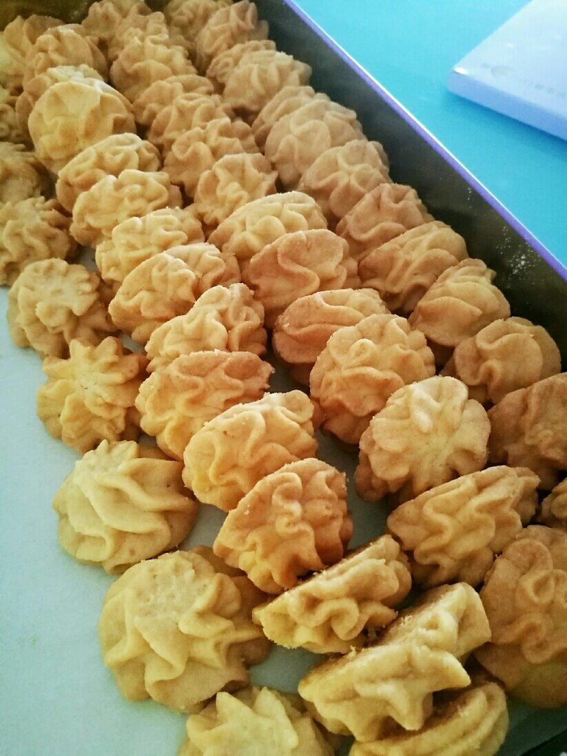 被业界猜了很久的网红牛油小花曲奇配方，酥的掉渣