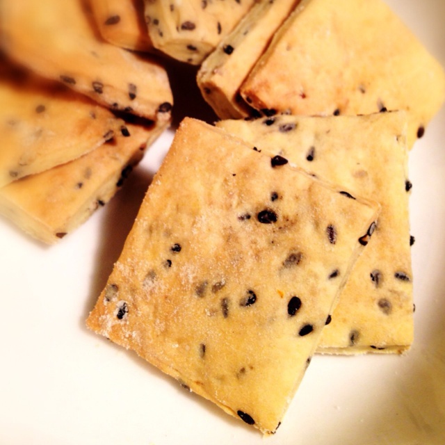 黑芝麻咸香饼干