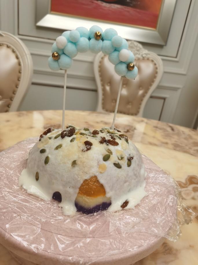 三色薯泥蛋糕的做法