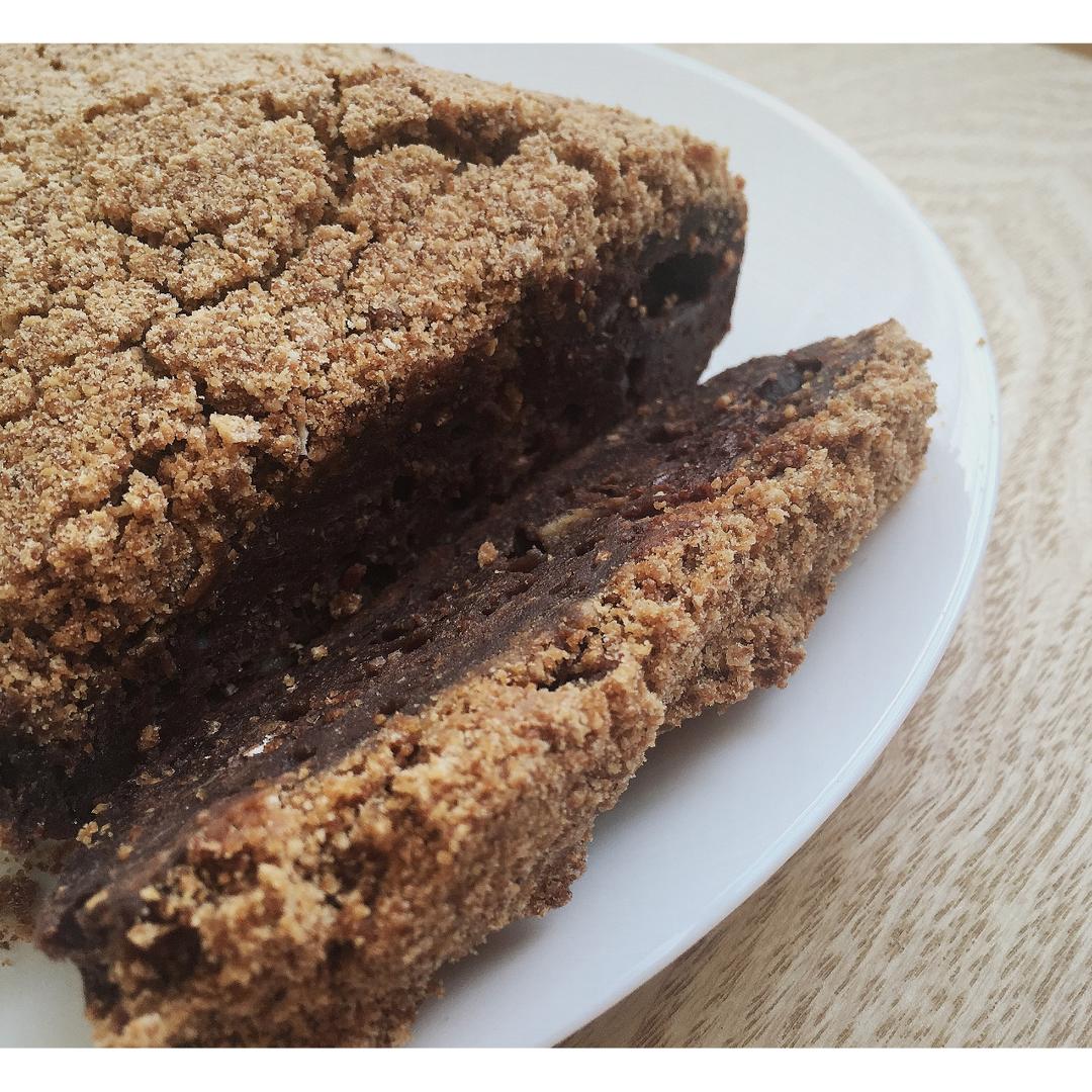 摩卡花生酥全麦快手面包丨健康·烘焙