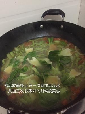 小白菜汁手擀面的做法 步骤20