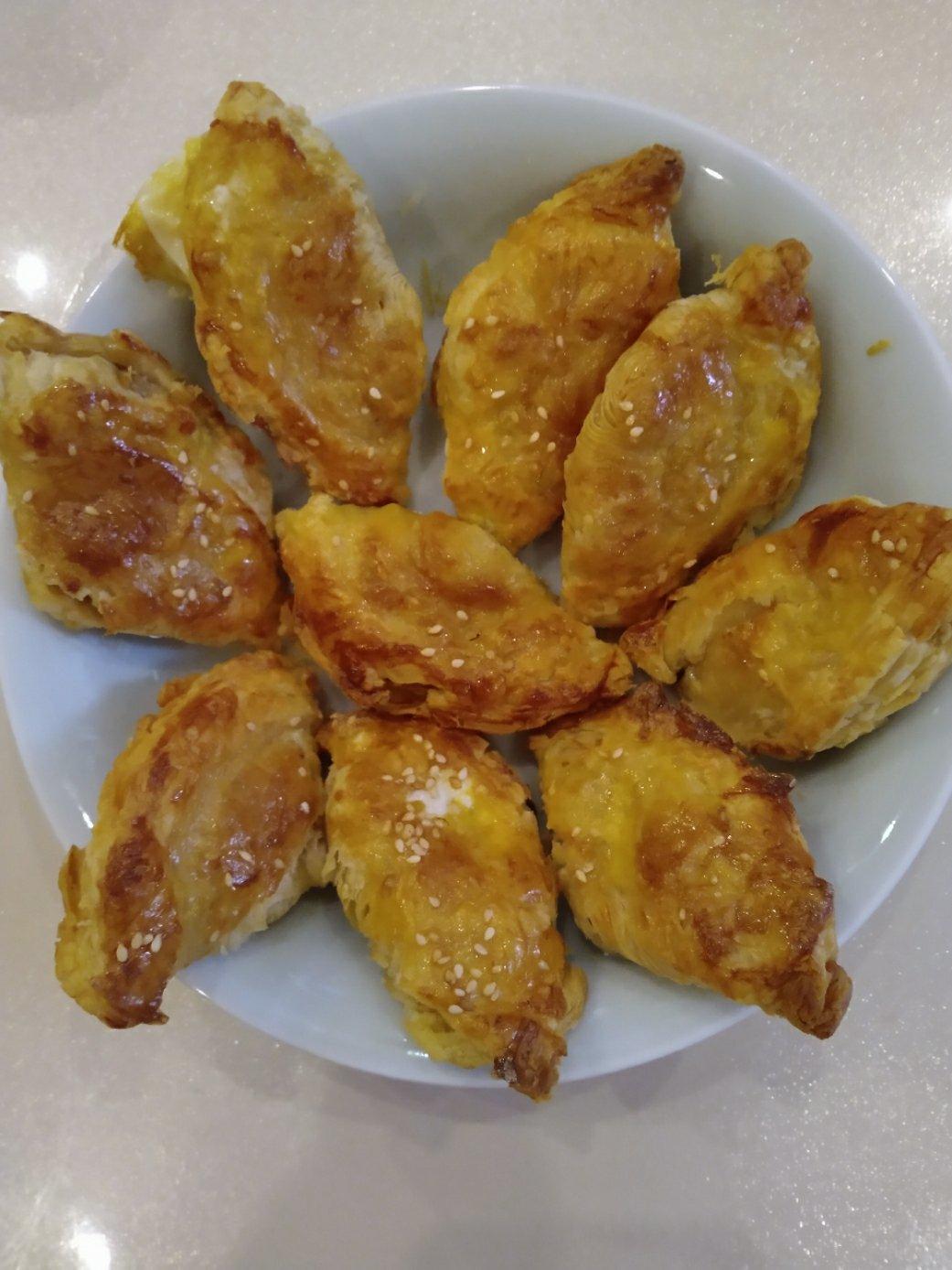 简易版蛋挞皮香蕉派