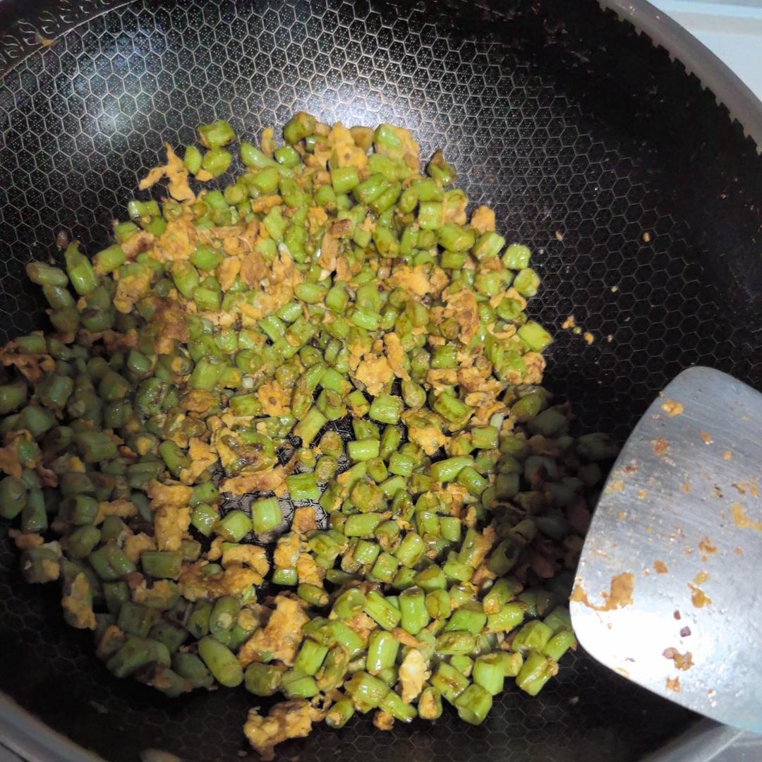 豆角炒蛋超级下饭菜，不好吃算我输