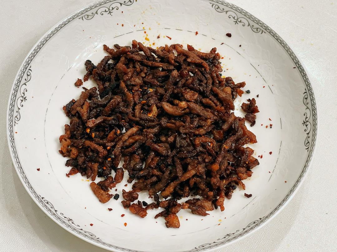 懒人极简补蛋白｜不放一滴油的干煸肉丝