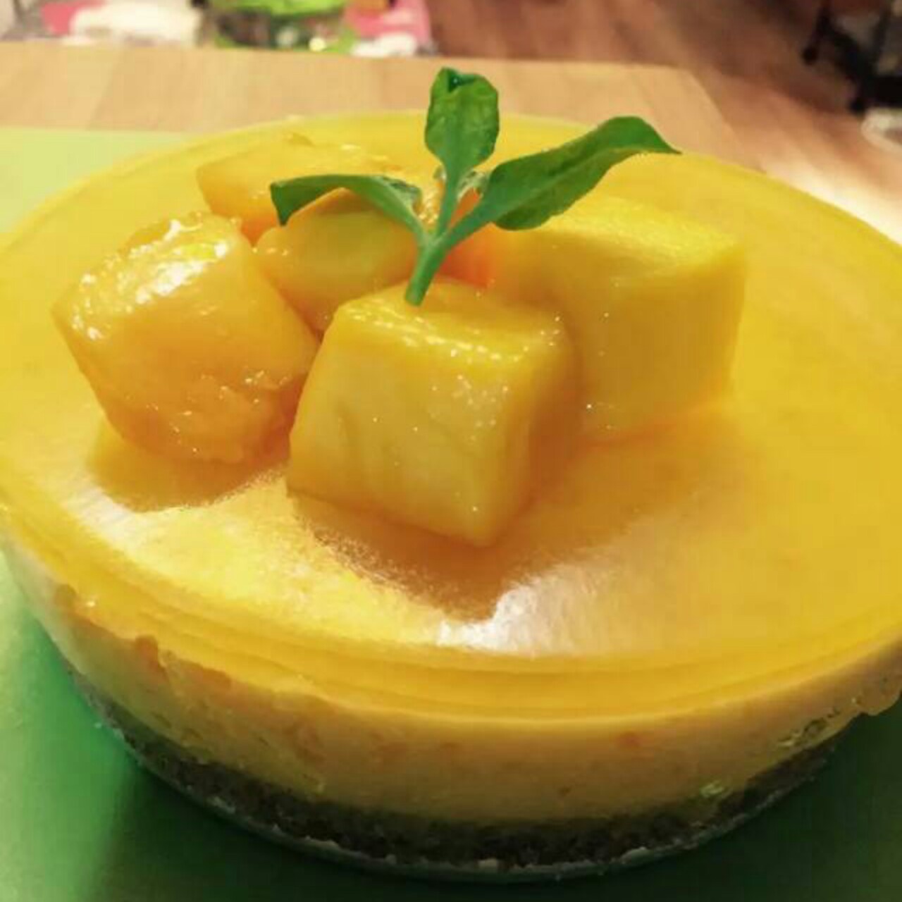 芒果纯酸奶慕斯