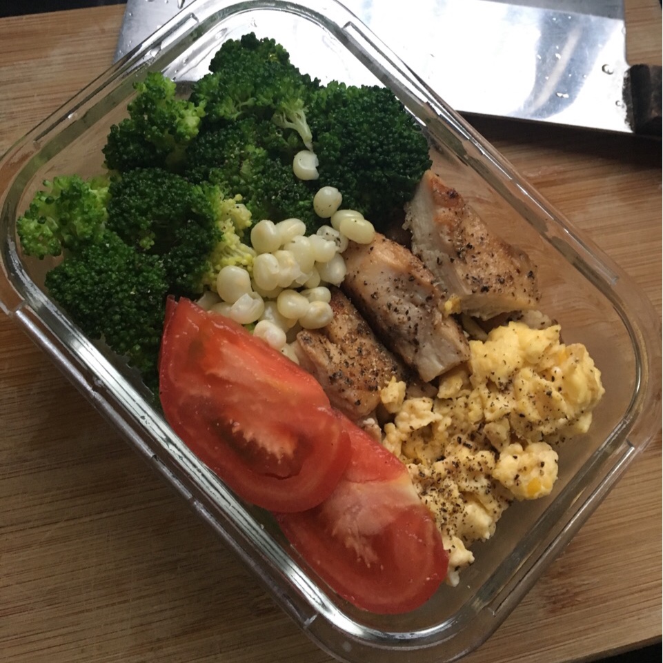 鸡肉沙拉-上班族的午餐盒
