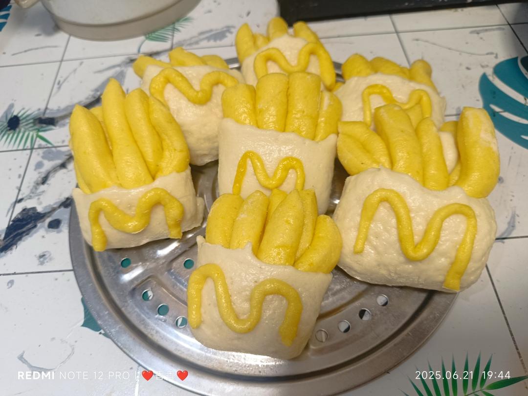 卡通儿童薯条🍟馒头