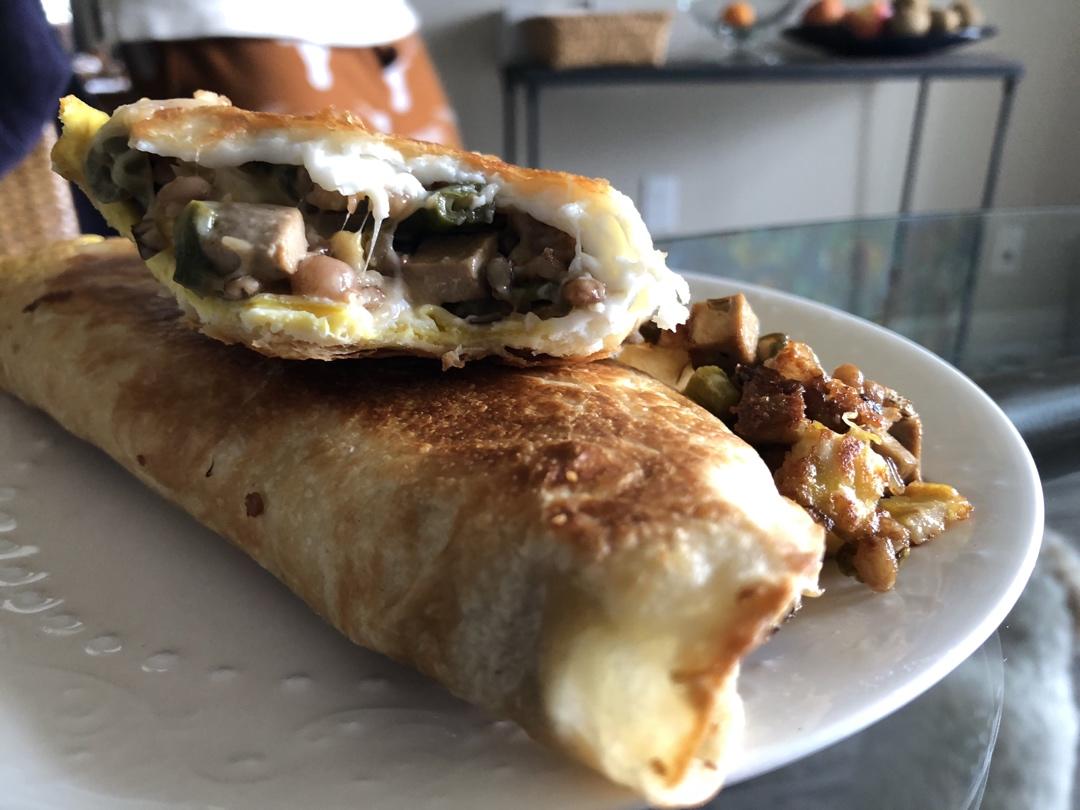 煎饼果子-墨西哥饼tortillas 版