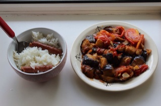 西红柿烧茄子