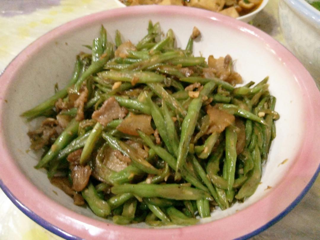 四季豆炒肉