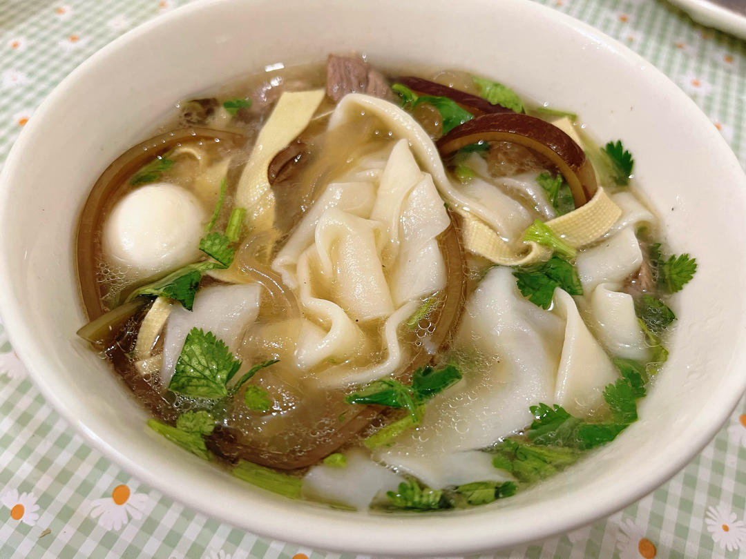 超简单的羊肉烩面